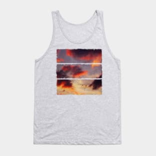 Evening Clouds and a Flock of Birds Tank Top